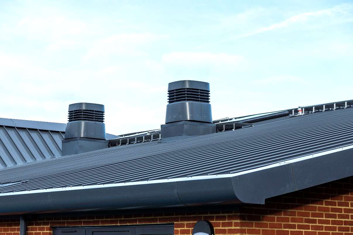 Roof installation view