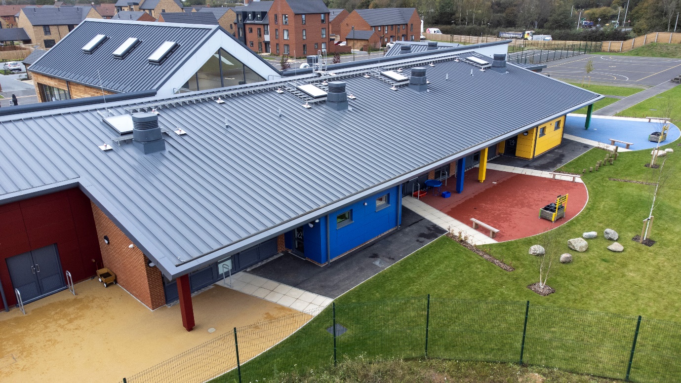 School building exterior view